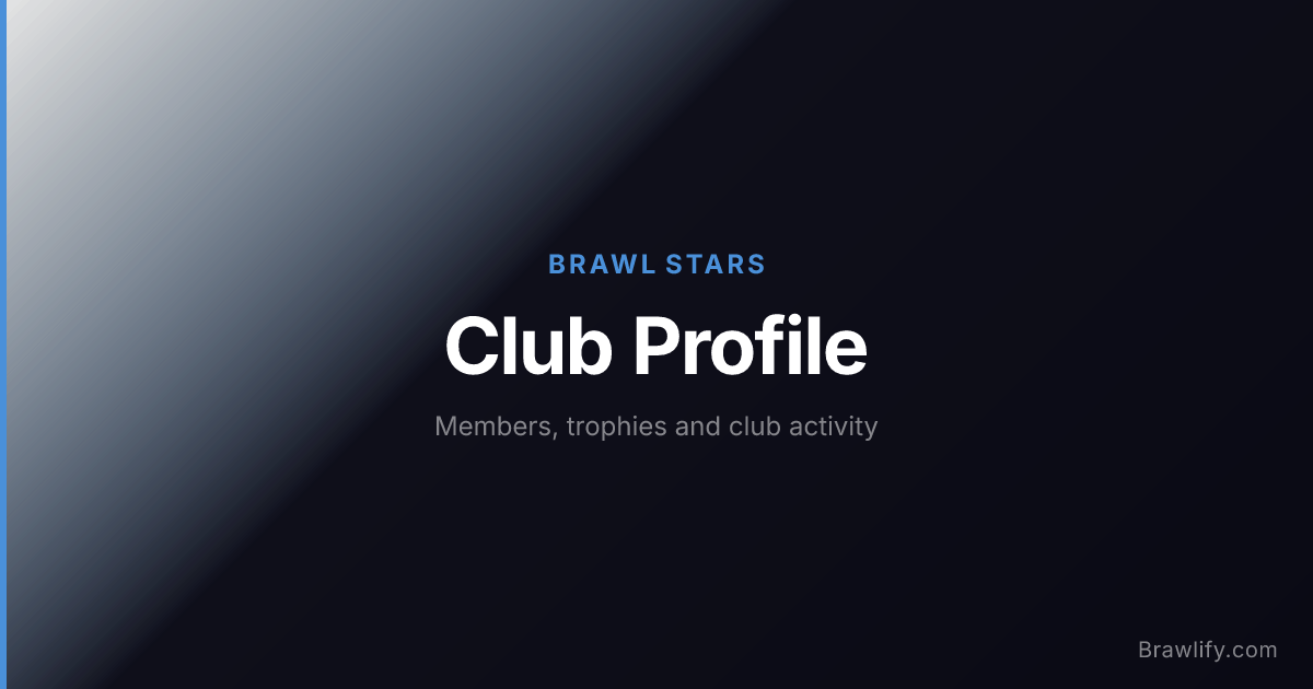 クラブリーグ初心者 #Q2VL8V9V - Brawl Stars Club | Brawlify